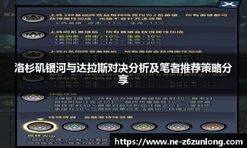 洛杉矶银河与达拉斯对决分析及笔者推荐策略分享